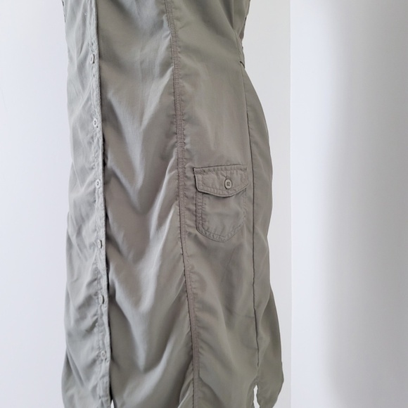 Columbia packable dress asymmetrical pockets mini titanium sportwear button down - Picture 11 of 16